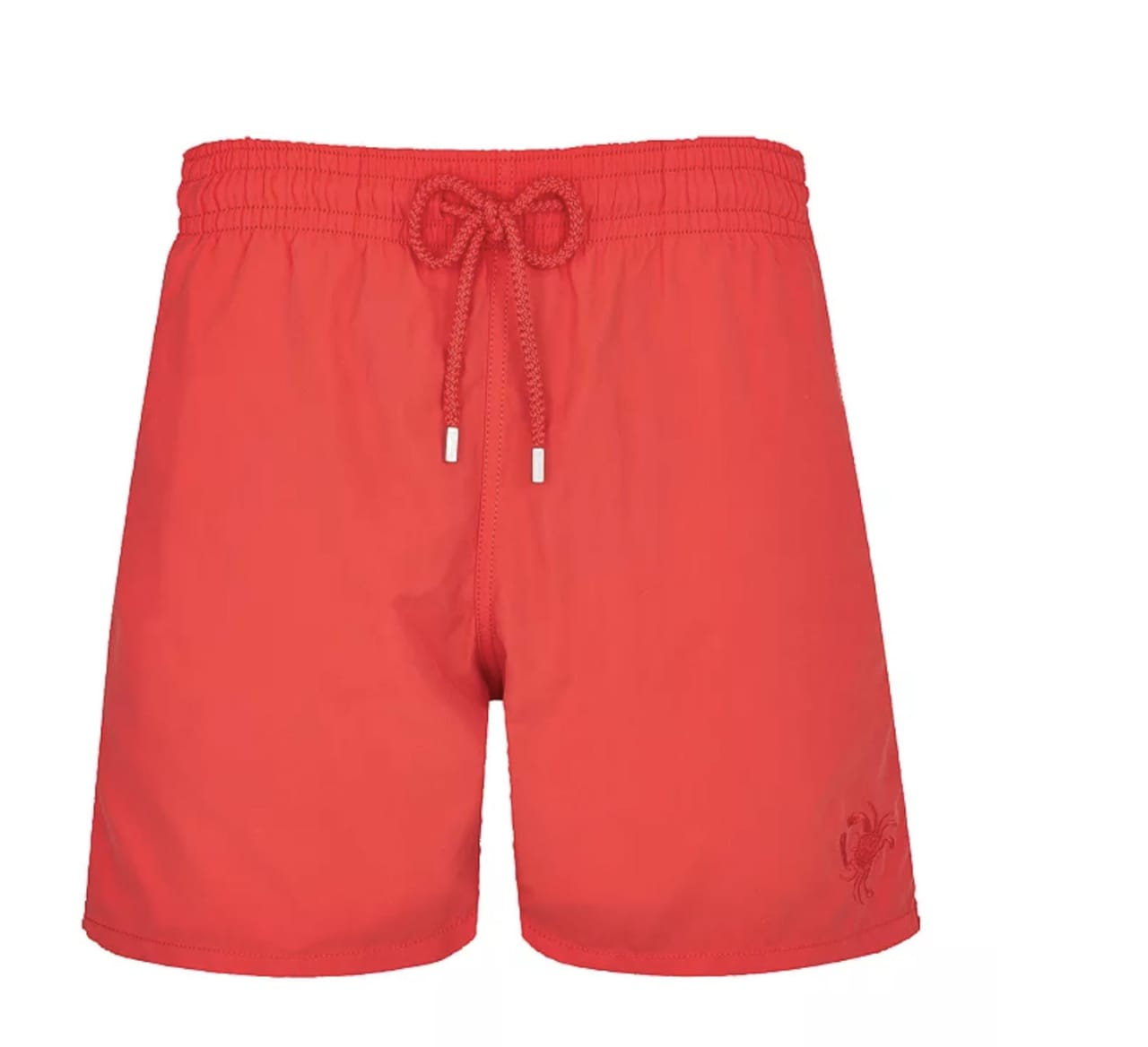 Mens Beach Shorts: PLAIN FADED RED