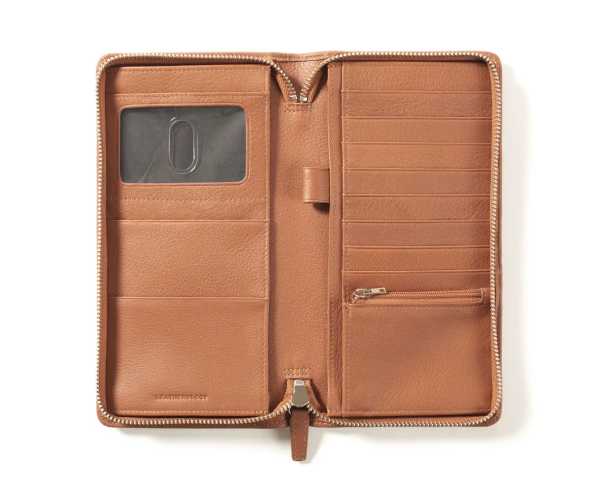 Slim Zip Travel Wallet