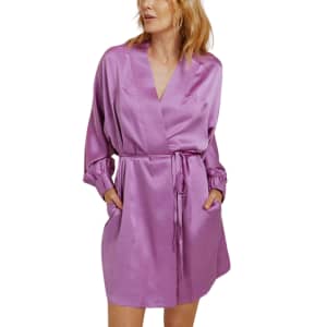 Lunya Washable Silk Short Robe, Women's