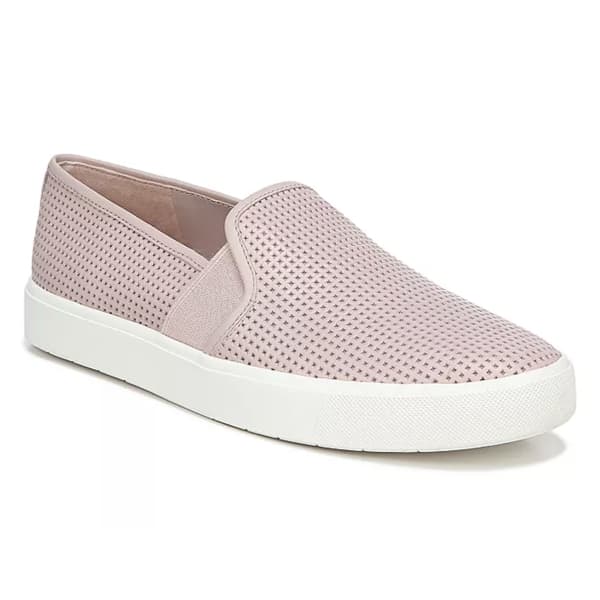 Womens leather slip hot sale on sneakers